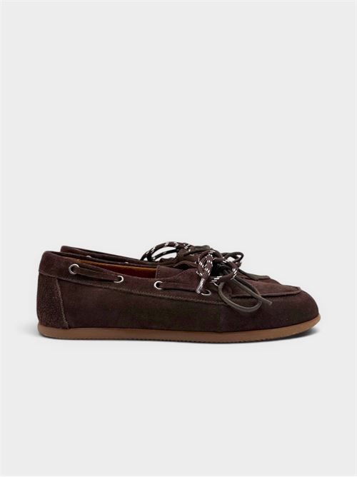 Mocassino vela velour t.moro IL LACCIO | 5120VELOURT.MORO/T.MORO
